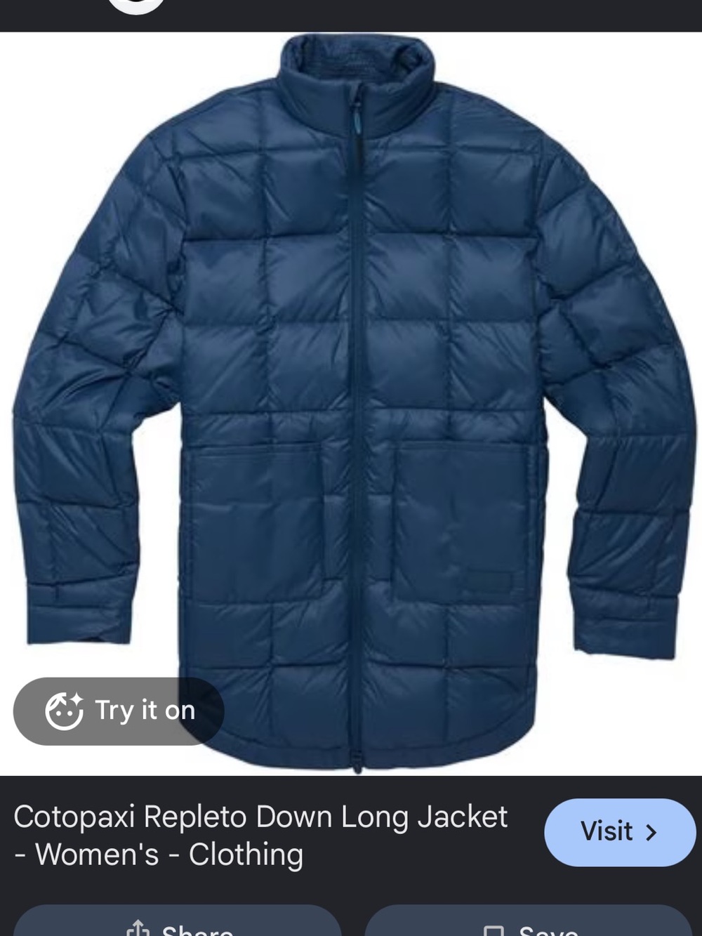 Repleto down long jacket women